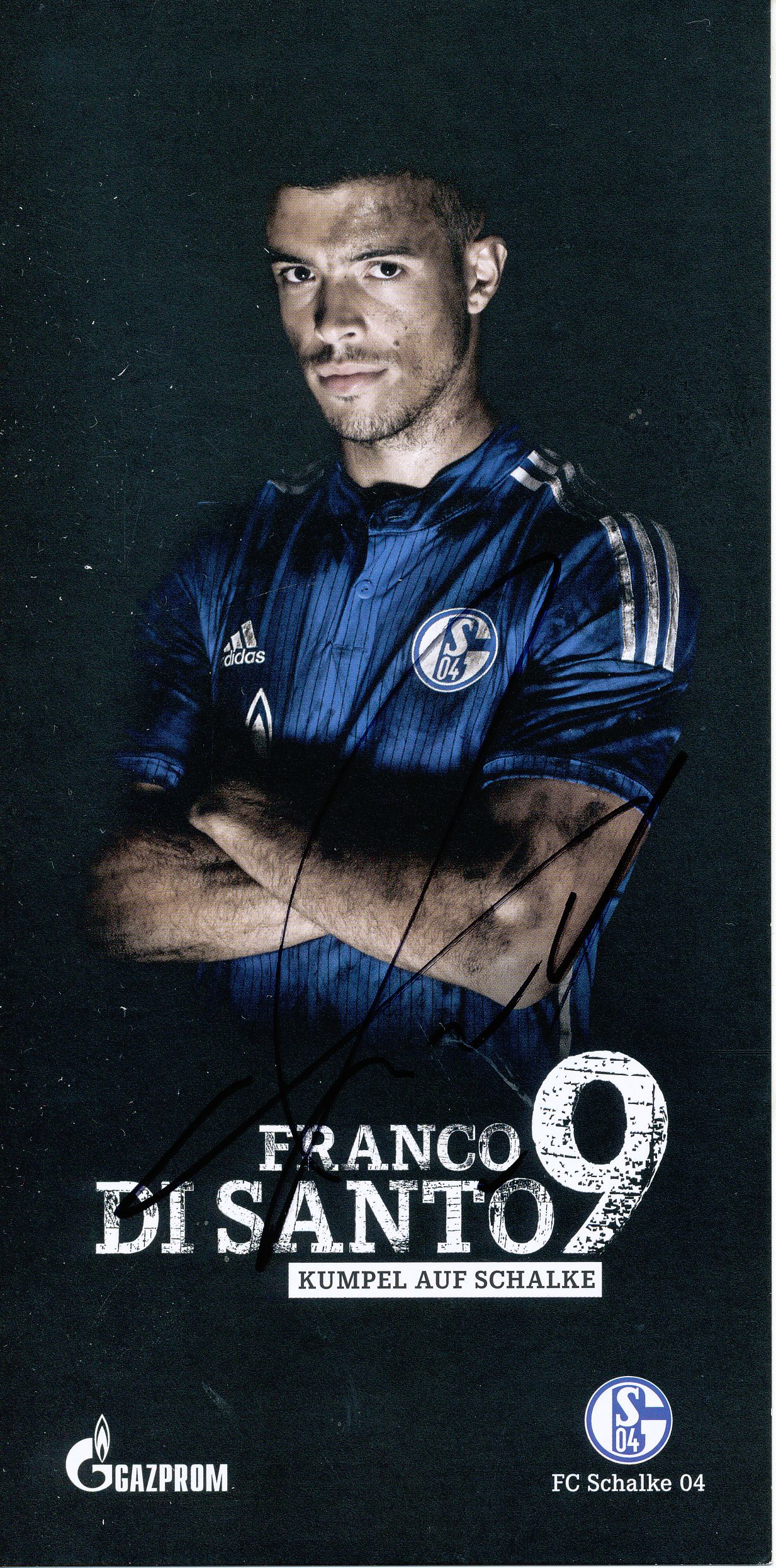 9 Saison 2015/2016 Autogrammkarte + Franco Di Santo + FC Schalke 04 