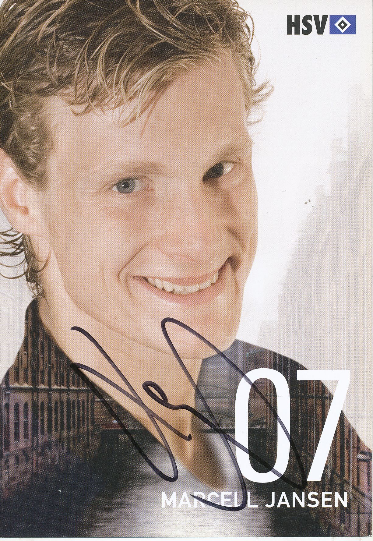 Marcell Jansen   Hamburger SV  2009 2010  Autogrammkarte signiert  278609