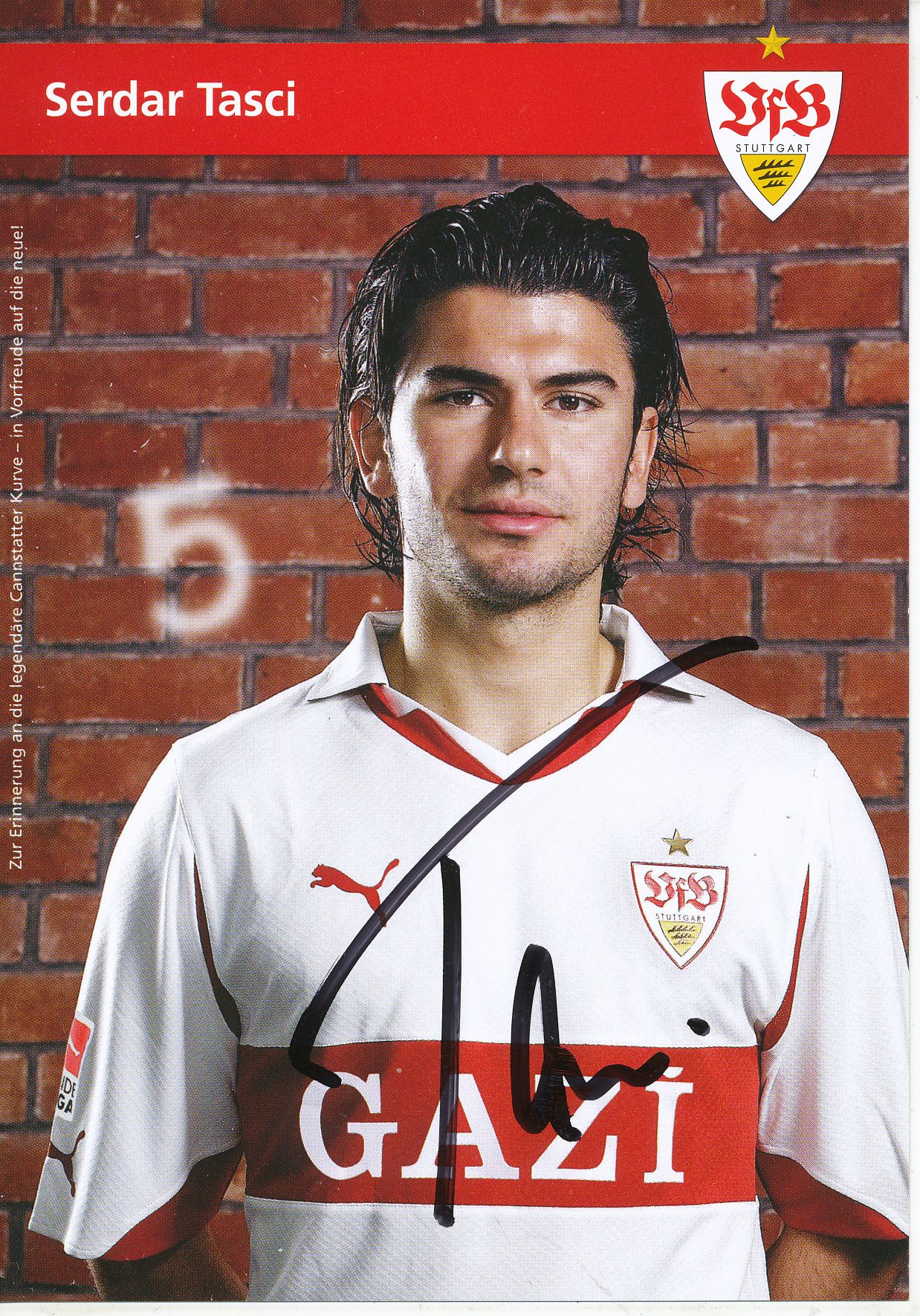 Serdar Tasci 1 AK DFB 2010 Autogrammkarte original signiert 