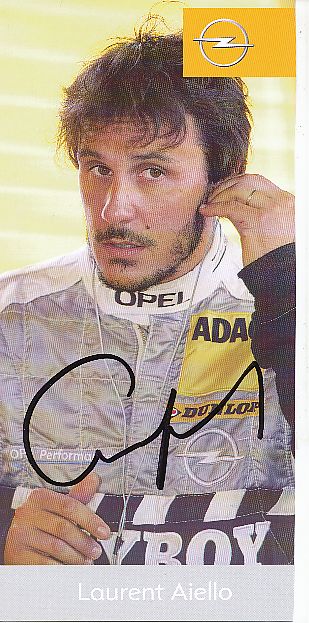 Laurent Aiello Autogrammkarte Original Signiert Motorsport A 153639 