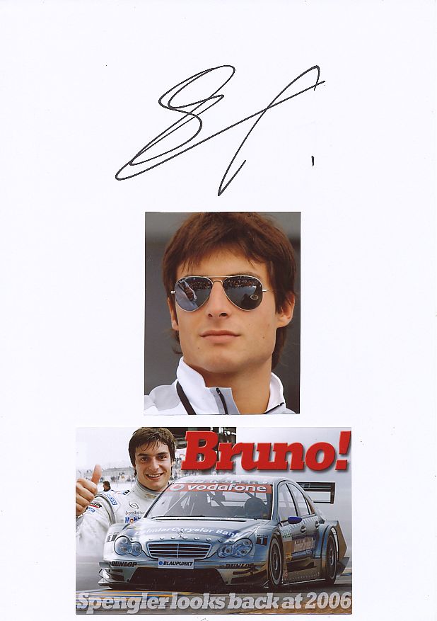 Bruno Spengler  BMW  Auto Motorsport Karte original signiert 289921 