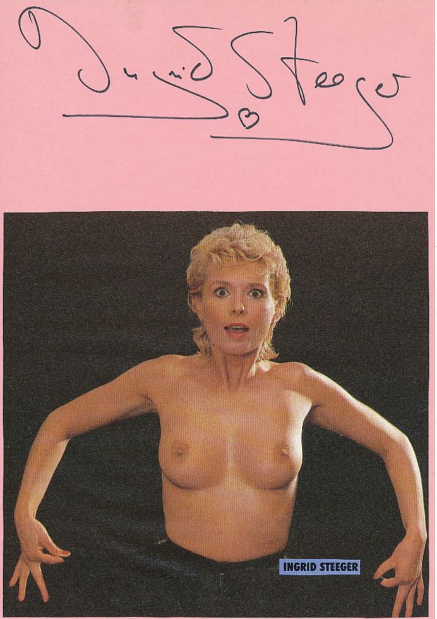 Kelocks Autogramme | Ingrid Steeger Nackt Film & TV Autogramm Karte  original signiert | online kaufen