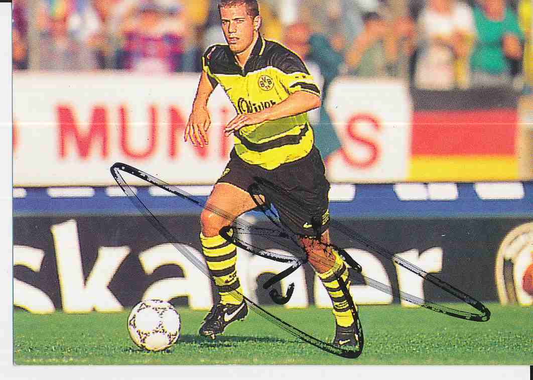 Lars Ricken Deutschland  Panini Card WM 1998 Original Signiert A 158169 
