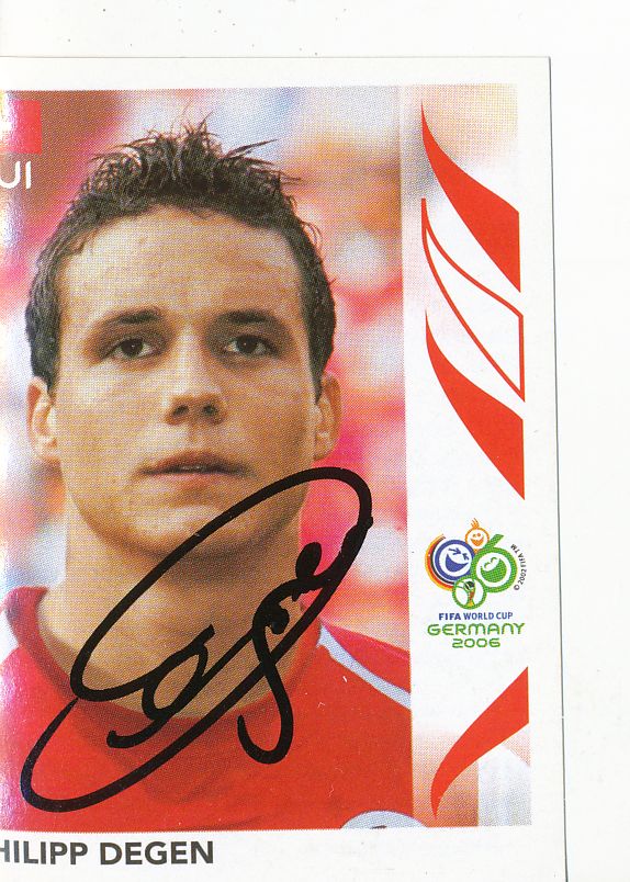 Kelocks Autogramme | Philipp Degen Schweiz Panini WM 2006 Sticker ...